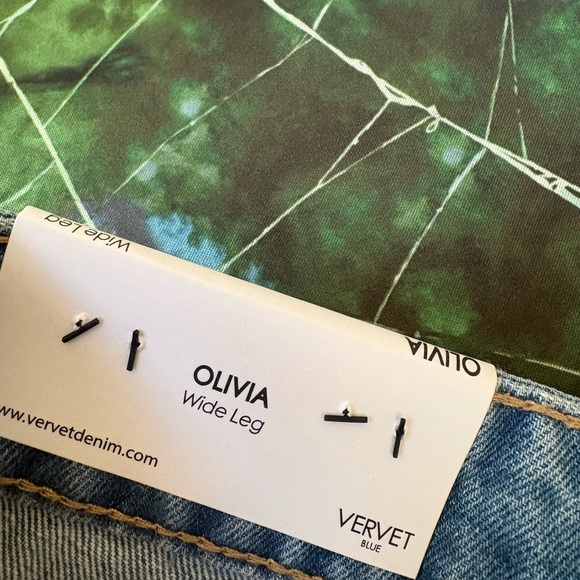 VERVET JEANS NWT OLIVIA WIDE LEG SIZE 29x29”  109% cotton - Picture 8 of 9